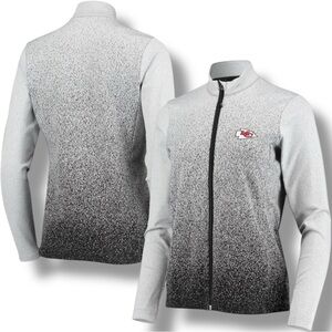 ANTIGUA Women's White/Black Kansas City Chiefs Guide Full-Zip Jacket XXL